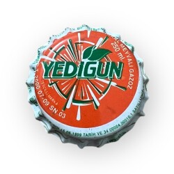 Yedigün Portakal Meyveli Gazoz Kapağı CMK11-5286 - Gökçekoleksiyon