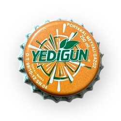 Yedigün Portakal Meyveli Gazoz Kapağı CMK11-5289 - 3