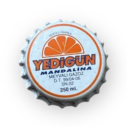 Yedigün Portakal Meyveli Gazoz Kapağı CMK11-5299 - Gökçekoleksiyon
