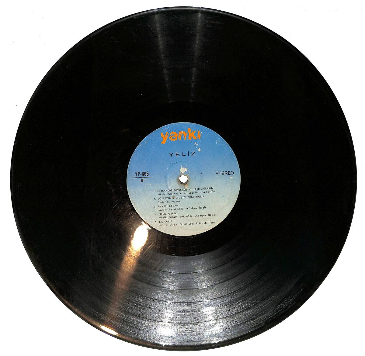 Yeliz Kristal - Kadeh Dönem LP PLAK (Açıklamayı Okuyunuz) PLK26714 - 2