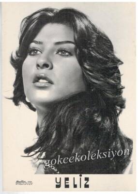 Yeliz Siyah Beyaz Kartpostal KRT1456 - 1