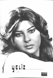 Yeliz Siyah-Beyaz Orta Boy Kartpostal KRT18700 - Gökçekoleksiyon