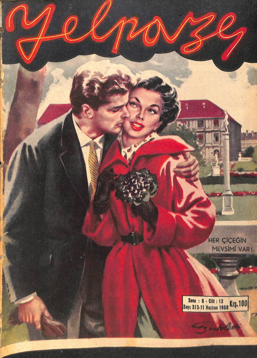 Yelpaze Dergisi 11 Haziran 1958 Sayı:313 - Marie Blanchard - James Stewart - Kim Novak - Marilyn Monroe Anlatıyor NDR90552 - 1