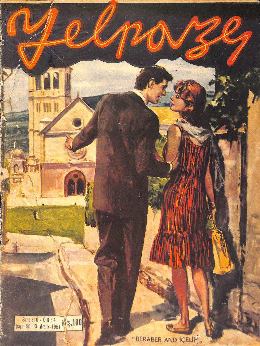Yelpaze Dergisi 13 Aralık 1961 Sayı:96 - Eddie Fisher - Dean Martın - Dorothy Malone - Jean Paul Belmondo - Elaine Stewart - Muzaffer Akgün NDR87782 - 1