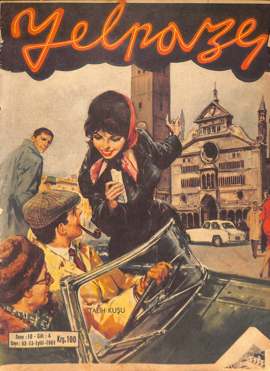 Yelpaze Dergisi 13 Eylül 1961 Sayı:83 - Ayfer Feray - Muzaffer Nebioğlu - Marilyn Monroe - Lauren Bacall - Akile Artun NDR87772 - 1