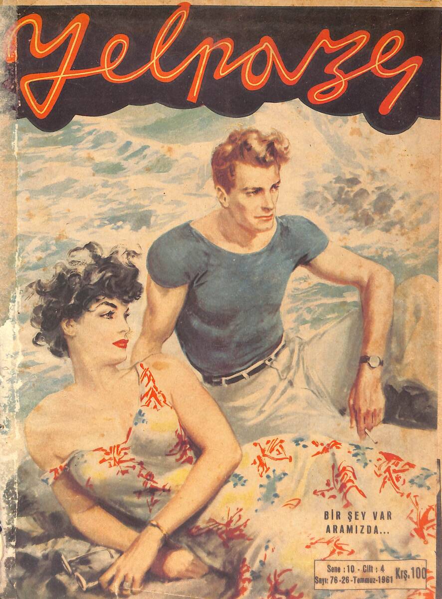 Yelpaze Dergisi 26 Temmuz 1961 Sayı:76 - Haldun Dormen - Eşref Kolçak - Robet Stack - Gregory Peck - Dalida - Elvis Presley - Frankie Laıne NDR87766 - 1