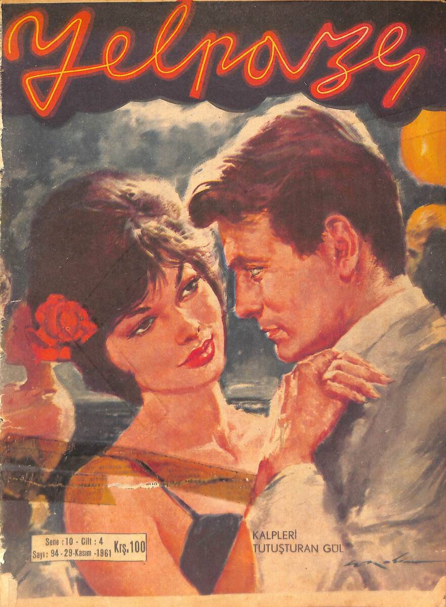 Yelpaze Dergisi 29 Kasım 1961 - Sayı:94 - Erol Keskin - Cahide Sonku - Charles Aznavur - Nurhan Nur - Anthony Perkins-Sylva Koscin -Claudia Cardinale NDR87784 - 1