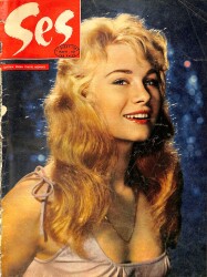 Ses Dergisi 17 Şubat 1962 Sayı:13 - Dorothy Prowine - Zeki Müren Paris Yolcusu - Türkan Şoray, Tergal Etek Ve Fotoğrafçılık NDR90555 - Gökçekoleksiyon