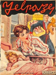 YELPAZE DERGİSİ SAYI194 ( 29 şubat 1956) - Türkan İpekel Atölyesi Reklam DRG1300 - Gökçekoleksiyon