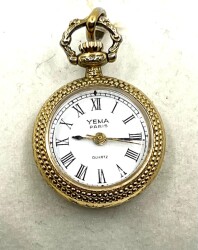 Yema Altın Kaplama Bayan Kolye Saati SAA062 #0.60 - Gökçekoleksiyon