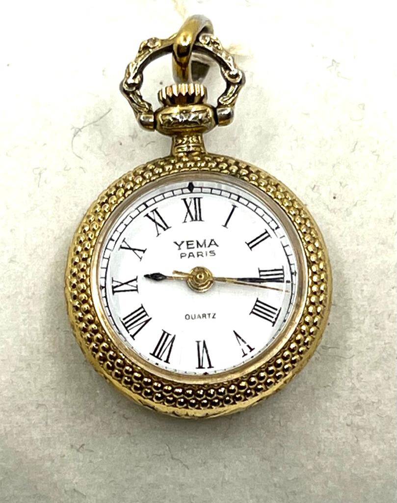 Yema Altın Kaplama Bayan Kolye Saati SAA062 #0.60 - 1