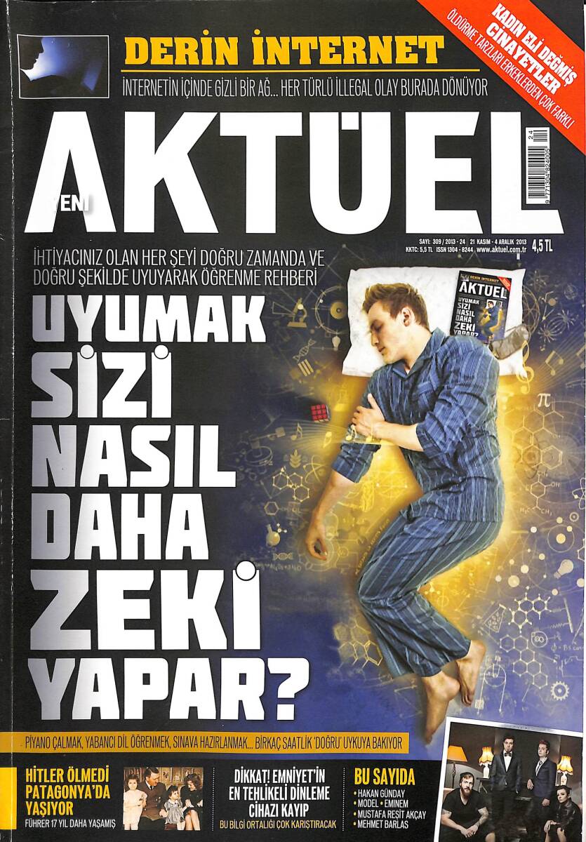 Yeni Aktüel Dergisi Sayı : 309 21 Kasım - 4 Aralık : 2013 - Hitler Ölmedi Patagonya'da Yaşıyor NDR102117 - 1