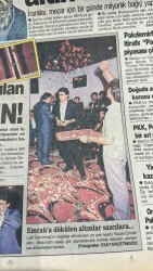 Yeni Asır Gazetesi 12 Haziran 1989 - Küçük Emrah'a Dökülen Altınlar Sazcılara... - Humeyni'ye Altın Mezar GZ133694 - 2