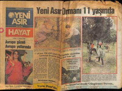 Yeni Asır Gazetesi 13 Nisan 1984 - Neşe Erberk Parise Gidiyor GZ78390 - 1