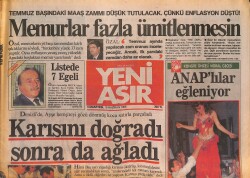 Yeni Asır Gazetesi 18 Haziran 1988 - Kutlu-Sargın İçin Avrupa'dan Tehdit - Altay'da Yenilik Harekatı Başladı GZ132074 - Gökçekoleksiyon