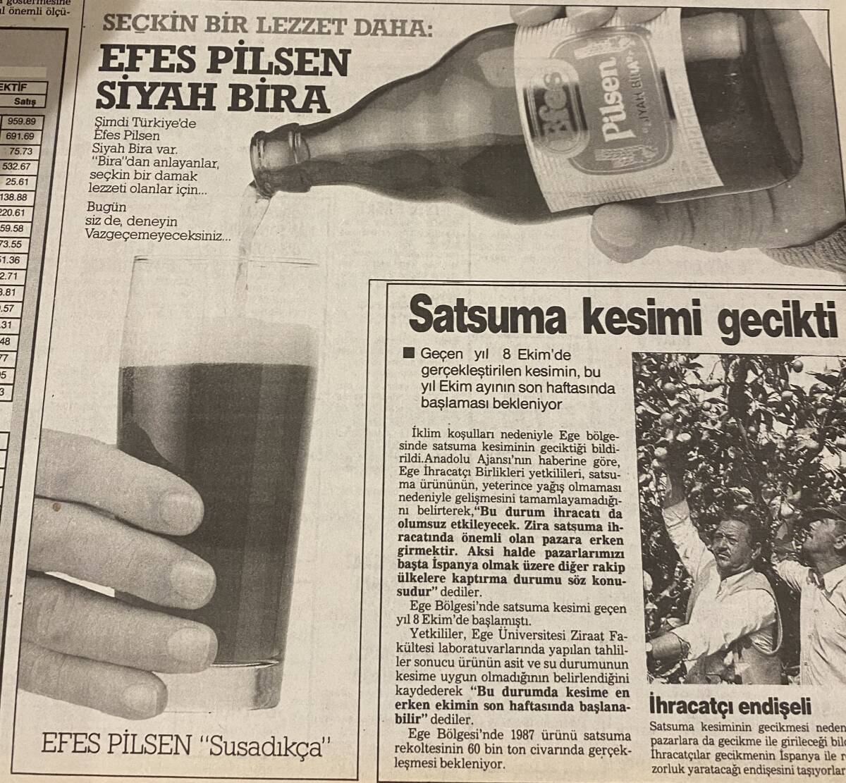 Yeni Asır Gazetesi 19 Ekim 1987 - Türkan Şoray'a Her Rol Yakışıyor - Seçkin Bir Lezzet Daha 