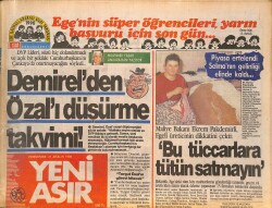 Yeni Asır Gazetesi 21 Aralık 1989 - Amerika , Panama'da Darbe Yaptı ! - Demirel'den Özal'ı Düşürme Takvimi ! GZ131625 - Gökçekoleksiyon