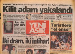 Yeni Asır Gazetesi 22 Haziran 1988 - Dukakis İçin Seferberlik - Papandreu'nun Oğlu Hükümette GZ132072 - Gökçekoleksiyon