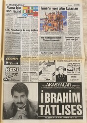 Yeni Asır Gazetesi 23 Ağustos 1989 - Almanya'dan Gelen Cellat! - Zerrin Özer Büyüledi - Fuar Akasyalar Gazino Afişi, Bülent Ersoy, İbrahim Tatlıses GZ132168 - 2