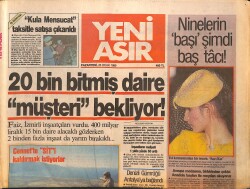 Yeni Asır Gazetesi 23 Ocak 1989 - Gökova , Meclis'in Elinden Kurtulur Mu ? - Denizli Gümrüğü Antalya'ya Bağlandı GZ132084 - Gökçekoleksiyon