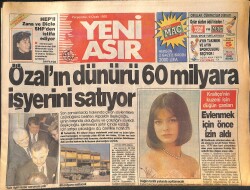 Yeni Asır Gazetesi 9 Ocak 1992 - Bush , Tokyo'da Fenalık Geçirdi - Tütün İhracatçısı Bakanı Kızdırdı GZ131585 - Gökçekoleksiyon