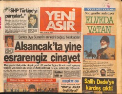 Yeni Asır Gazetesi 24 Ocak 1989 - Alsancak'ta Yine Esrarengiz Cinayet - Galatasaray Nerede ? GZ132083 - Gökçekoleksiyon