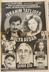 Yeni Asır Gazetesi 26 Ağustos 1989 - Fuar Akasyalar Yılın Gazinosu, Bülent Ersoy, İbrahim Tatlıses, Ahu Tuğba, Hülya Avşar, Ahmet Kaya, Emrah, Nilüfer GZ132171 - 2