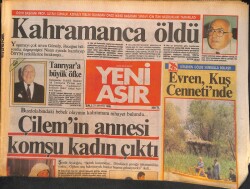 Yeni Asır Gazetesi 31 Mayıs 1988 - Denizlispor Hakkını Arıyor - Evren , Kuş Cenneti'nde GZ132059 - Gökçekoleksiyon