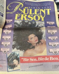 Yeni Asır Gazetesi 31 Mayıs 1991 - Emel Sayın , Evren'e Allah Dedirtti - Bülent Ersoy ' Bir Sen Bir de Ben ' Dev Boy Kaset Afişi GZ133616 - 2