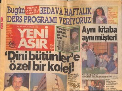 Yeni Asır Gazetesi 24 Eylül 1990 - Özal İle Bush Ortadoğu'yu Masaya Yatıracak GZ131584 - Gökçekoleksiyon