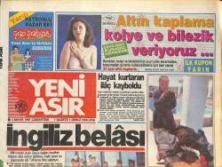Yeni Asır Gazetesi 4 Mayıs 1991 - Galatasaray İle Fenerbahçe 300. Kez Karşılaşıyor GZ131620 - Gökçekoleksiyon