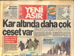 Yeni Asır Gazetesi 3 Şubat 1992 - Türk Liderler Davos'ta Buluştu - Çakmur Devredışı Bırakıldı GZ131613 - Gökçekoleksiyon