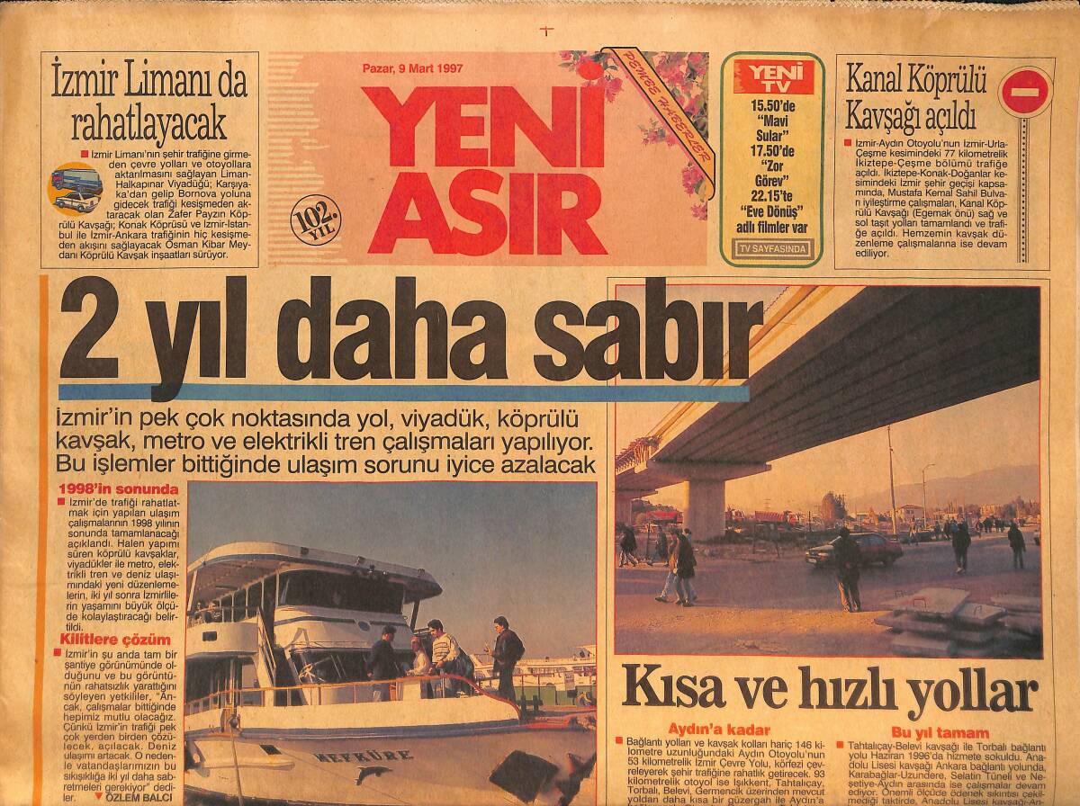 Yeni Asır Gazetesi 9 Mart 1997 - Princess Otel Personelini Ağırladı GZ132196 - 1