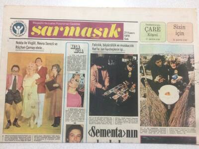 Yeni Asır Gazetesi Sarmaşık Eki 21 Kasım 1978 - Kamuran Akkor Londrada Hem Çalışıyor Hem Dinleniyor GZ50206 - 1