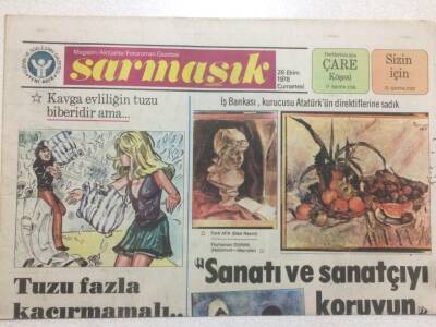 Yeni Asır Gazetesi Sarmaşık Eki 28 Ekim 1978 - TestÇekilmez Bir İnsanmısınız GZ50207 - 1