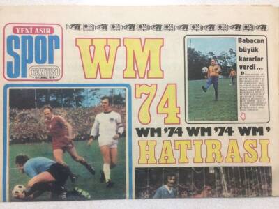 Yeni Asır Gazetesi Spor Eki 15 Temmuz 1974 - Polonyanın Gol Adamı, 30 Bin Hollandalı Kıyameti Kopardı GZ50218 - 1