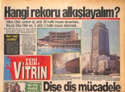 Yeni Asır Vitrin Gazetesi 10 Eylül 1990 - Bülent Ersoy, Ferdi Tayfur, İbrahim Tatlıses Afiş - Pamukçu'nun Başına Devlet Kuşu Kondu GZ136541 - 1