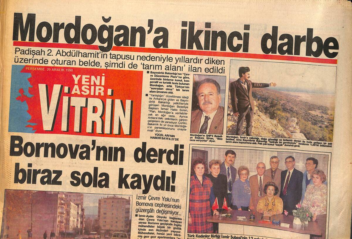 Yeni Asır Vitrin Gazetesi 20 Aralık 1990 - Clay, Parkinson'a Yenik Düştü - Erdunç, Fenerli Olduğuna Bin Pişman GZ153766 - 1