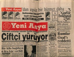 Yeni Asya Gazetesi 1 Haziran 1991 - Barzani Kerkükte Israrlı GZ61499 - 2