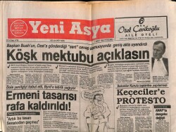 Yeni Asya Gazetesi 1 Mart 1990 - Boğazda Kaçak Binalar Yıkılıyor GZ62967 - 1