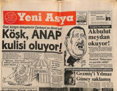 Yeni Asya Gazetesi 12 Mayıs 1991 - Deniz Gezmişi Yılmaz Güney Saklamış GZ87657 - 1