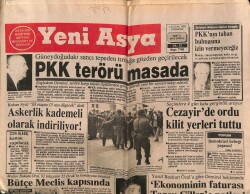 Yeni Asya Gazetesi 13 Ocak 1992 - PKK Terörü Masada GZ62963 - 1