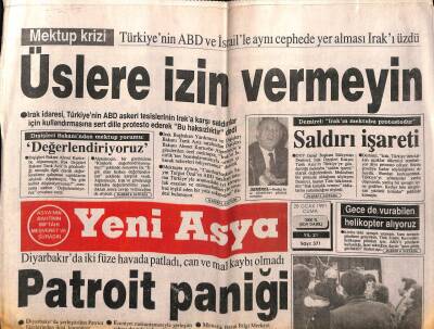 Yeni Asya Gazetesi 15 Ocak 1991 - Doğum Günü Hediyesi GZ55587 - 1