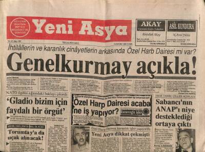 Yeni Asya Gazetesi 16 Kasım 1990 - Sabancının ANAPı Niye Desteklediği Ortaya Çıktı GZ87429 - 1