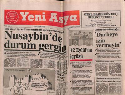 Yeni Asya Gazetesi 16 Mart 1990 - Doğum Günü Hediyesi GZ55563 - 1