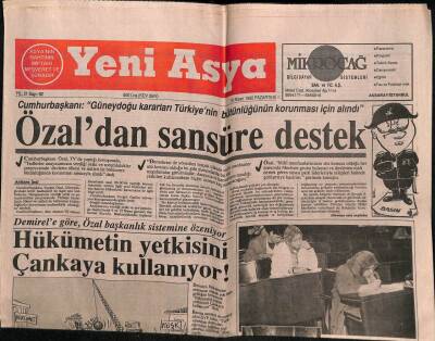 Yeni Asya Gazetesi 16 Nisan 1990 - Doğum Günü Hediyesi GZ55592 - 1
