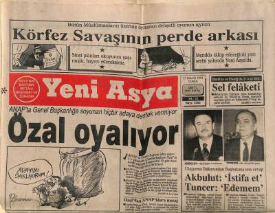 Yeni Asya Gazetesi 17 Mayıs 1991 - Bushun Mal Varlığı 3,5 Milyon Dolar GZ87647 - 1