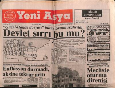 Yeni Asya Gazetesi 18 Nisan 1990 - Doğum Günü Hediyesi GZ55594 - 1
