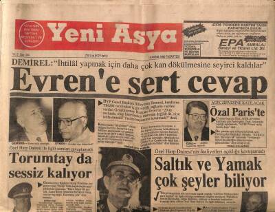 Yeni Asya Gazetesi 19 Kasım 1990 - Demirel , Büyük Kongre Öncesi 4 Panelde Konuşacak GZ87505 - 1