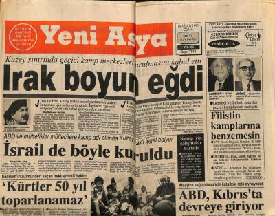 Yeni Asya Gazetesi 19 Nisan 1991 - Irak Boyun Eğdi GZ104286 - 1